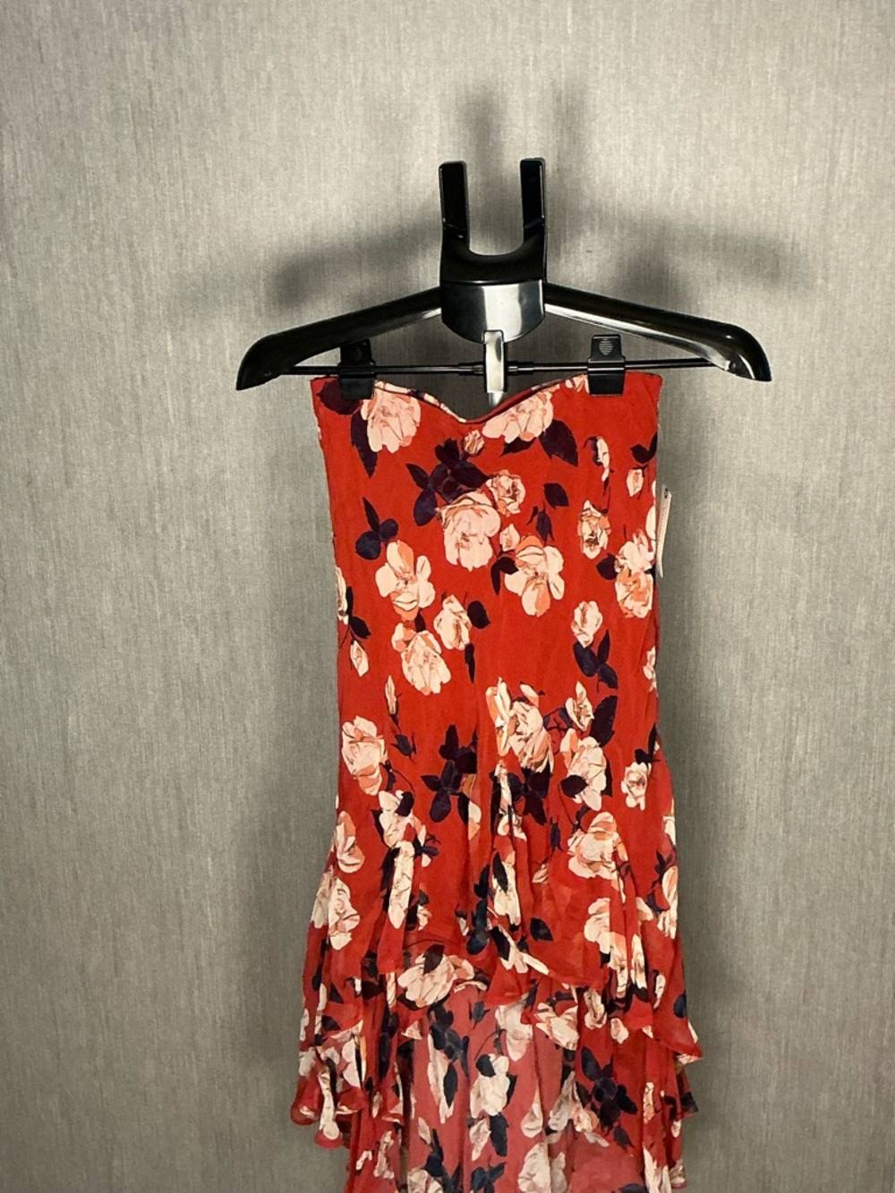 Maeve Rust Floral High-Low Ruffle Skirt Size XS - Picture 6 of 12